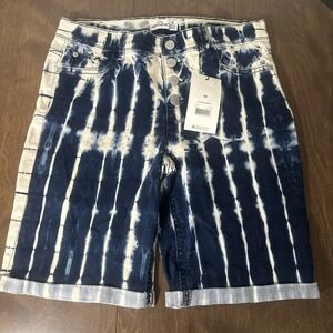 Girls Size 16 Tie Wash Bermuda Shorts New‎ Y2K